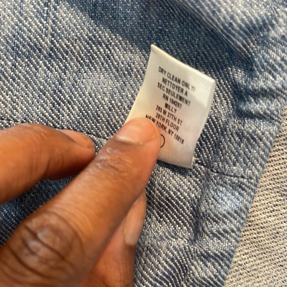 Milly Denim Rie Back Top - Picture 12 of 13